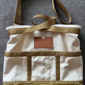 Madewell propped print canvas tote